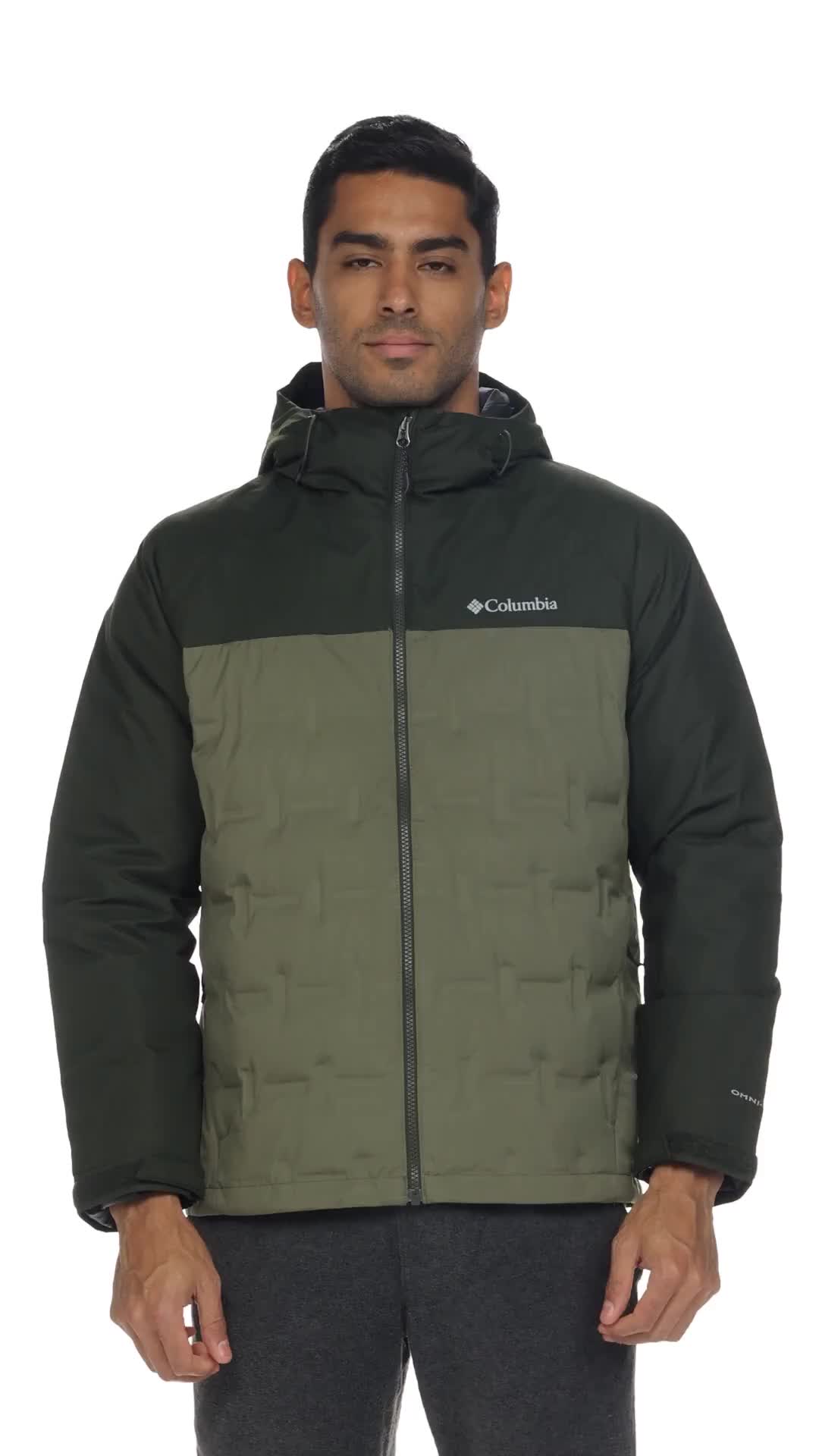 Buy Columbia Men Green Omni Heat Inifnity Grand Trek III Down